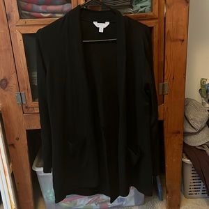 Black cardigan